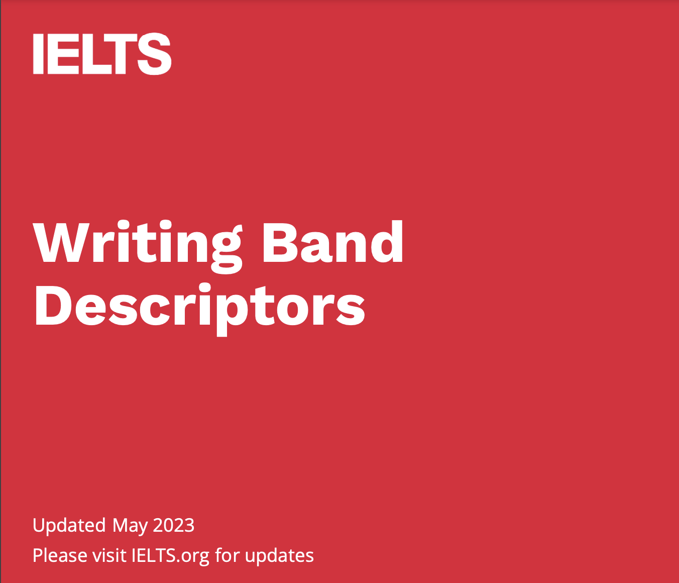 IELTS Writing Task 2 Band Descriptors 2023: A Detailed Breakdown